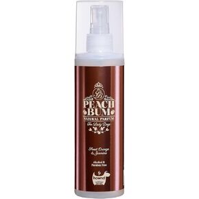 Hownd Peach Bum Natural Parfume Mist Doodorizing & Downangling/Shine Spray للكلاب - طويلة الأمد ، البرتقالية الحلوة والياسمين ، تنعش بين الحمامات - لا الكحول ، البارابين ، الصابون أو الأصباغ ، 8.5 أوقية