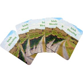 Westmon Works Irish Blessing Holy Card Bulk Pack May The Road Rise Ireland Prayer Made in the USA, Set of 10