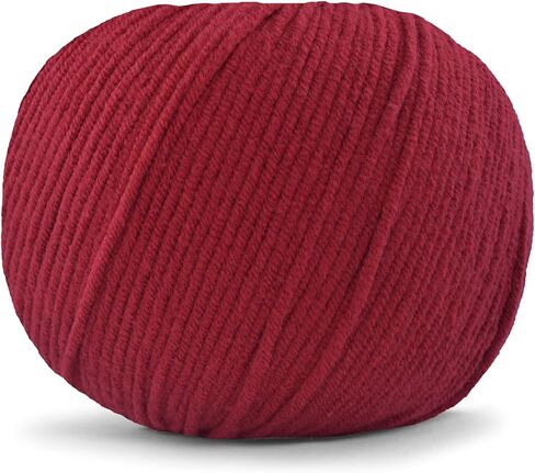 Círculo La Belle Yarn - 60% Cotton 40% Acrylic Blended Yarn - Worsted - 213 yds, 3.5 oz (Pack of 1 Ball) - Color 2829 in Saudi Arabia