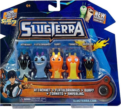 SLUGTERRA Mini Collectible Figurines, Includes 5 Figures Featured in Epic Series, Toy for Kids & Teens, 5-Pack in Saudi Arabia