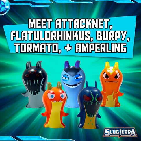 SLUGTERRA Mini Collectible Figurines, Includes 5 Figures Featured in Epic Series, Toy for Kids & Teens, 5-Pack in Saudi Arabia