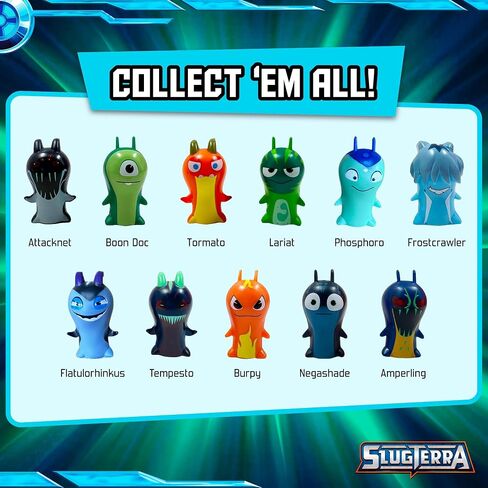 SLUGTERRA Mini Collectible Figurines, Includes 5 Figures Featured in Epic Series, Toy for Kids & Teens, 5-Pack in Saudi Arabia