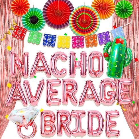 JeVenis Nacho Average Party Decoration Nacho Average Party Balloons Banner Fiesta Taco Balloons Fiesta Mexican Party Decoration in Saudi Arabia