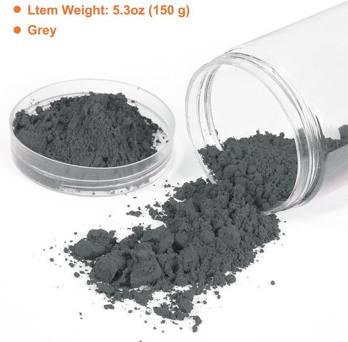 uxcell 5.3oz (150 g) Iron Oxide Powder Concrete Pigment Iron Oxide Pigment for Pastel Tile Paint Concrete Cement, White in Saudi Arabia