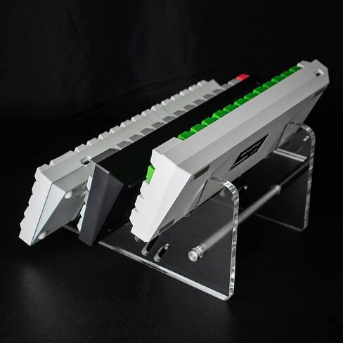 1pcs Acrylic Keyboard Display Stand Clear 3-Tier Keyboards Storage Holder for Tablet Picture Frames in Kuwait