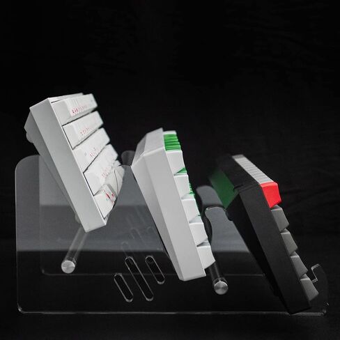 1pcs Acrylic Keyboard Display Stand Clear 3-Tier Keyboards Storage Holder for Tablet Picture Frames in Kuwait