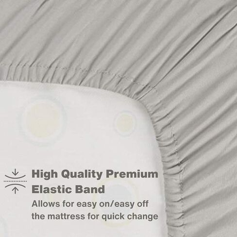 EVERYDAY KIDS 3-Piece Toddler Fitted Sheet, Flat Sheet and Pillowcase Set - Owls - Soft Breathable 100% Cotton Percale Girls Toddler Sheets Set - Toddler Bed Sheets in Kuwait
