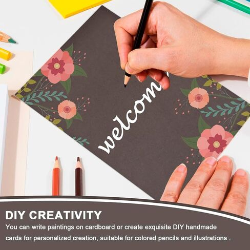Coffee Color Thick Cardstock 50 Sheets 8.5 x 11 Inches 250gsm/92LB Letter Size Card Stock Paper for Craft Making Drawing Invitations Scrapbook DIY Greeting Cards in Saudi Arabia