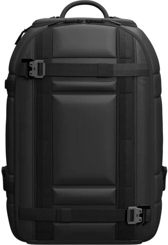DB Journey Ramverk Pro Backpack - حقيبة ظهر خفيفة الوزن ، شديدة التحمل للمصورين مع مقصورة الكمبيوتر المحمول ، حقيبة كاميرا مقاومة للماء مع نظام ربط حقيبة الأسطوانة ، 26 لتر - Blackout in Kuwait
