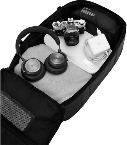 DB Journey Ramverk Pro Backpack - حقيبة ظهر خفيفة الوزن ، شديدة التحمل للمصورين مع مقصورة الكمبيوتر المحمول ، حقيبة كاميرا مقاومة للماء مع نظام ربط حقيبة الأسطوانة ، 26 لتر - Blackout in Kuwait