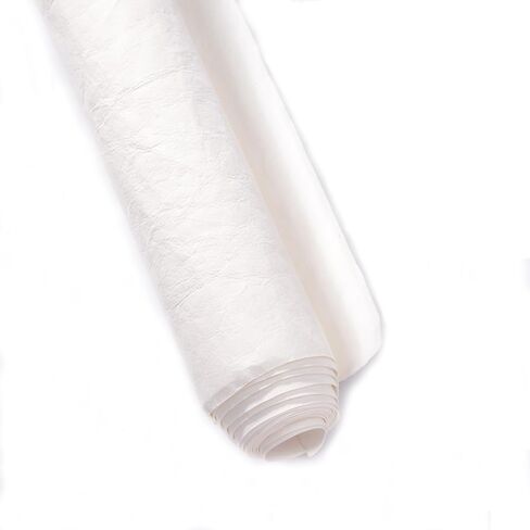 Washerble Paper Fabric Roll - 19.5" x1.62 Yard Sewable Kraft Fabric Papers for Bag Making - Durable,Degradable and Washable Paper Material for DIY Foldable Grocery Bags (GZ05) in Saudi Arabia