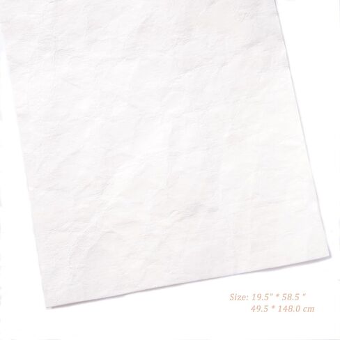 Washerble Paper Fabric Roll - 19.5" x1.62 Yard Sewable Kraft Fabric Papers for Bag Making - Durable,Degradable and Washable Paper Material for DIY Foldable Grocery Bags (GZ05) in Saudi Arabia