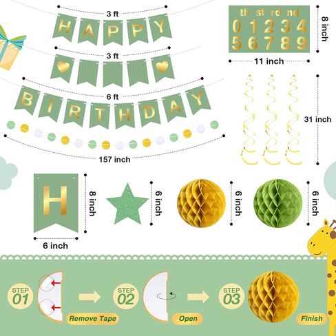 DIY Birthday Decorations Customizable Happy Birthday Banner with 6 Honeycomb Balls 8 Hanging Swirl Streamers 8 Glitter Stars and Circle Garland for Women Men Boys Girls(Purple Black) in Kuwait