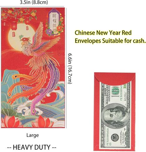 سنة صينية جديدة الأظرف الحمراء مغلف Red Envelope 2025 Lunar New Year Occants Lucky Money Mone in Kuwait