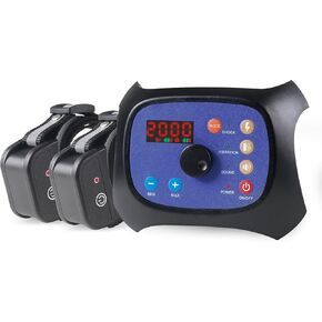 Plkm Wireless Dog Fence Dog Training Collar, Two Way Signal Pet 2-in-1 System, Display Battery Level, Adjustable Control Range Warning Strength, Waterproof Reflective Dog Collar