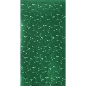 Eureka Back to School Classroom Supplies, Presto-Stick Green Star Stickers, 1/2'', 250 pcs