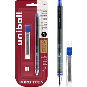 uni-ball KuruToga Mechanical Pencil, 0.5mm, HB #2, 1 Count