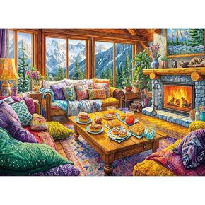 Warm Home Puzzle for Adults 1000 Pieces, Jigsaw Puzzles for Adults 1000 Piece, Puzzle for Adults, Adults Challenging Game Toys, Impossible Puzzle, Family Decoration Puzzle