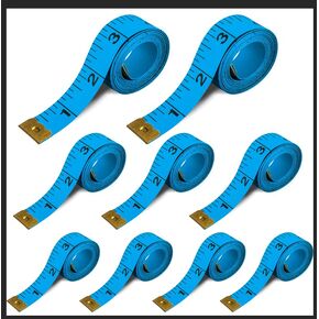 Tape Measure Body Measuring Tape 3 Pack Soft Fabric Measuring Tape for Sewing Cloth Measurement,Double Scale Tailor Ruler for Weight Loss (White)
