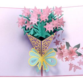 Birthday Card, 3D Pop Up Happy Birthday Cake Greeting Cards, Handmad Pop Out Cards With Envelope (Birthday Cake)