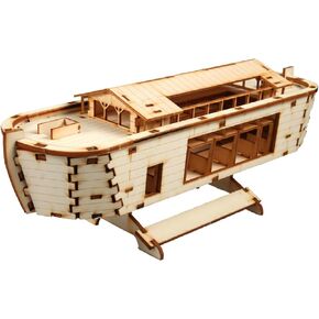 طقم التجميع الخشبي للألغاز الخشبية من طراز Ark's Noah's Noah's Ark 3D للعشاق والجمع ، YM747 ، مجموعة بناء خشبية مثالية DIY ، 노아의방주