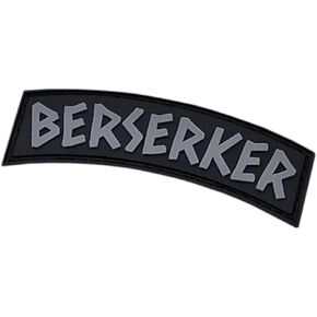 Berserker Norse Tab PVC Patch (Red and Black)