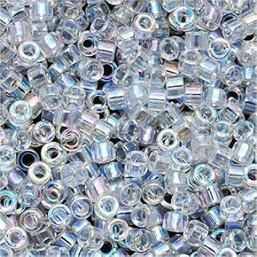 Miyuki Delica 11/0 Seed Beads Crystal AB Db051 7.2 Gr