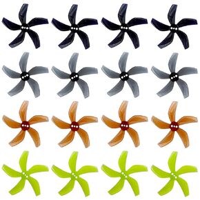 GEMFAN D51 2020 5-Blade PC Props 1.5mm Compatible 1204 and up Brushless Motor for 2 inch cinewhoop Quadcopter 16pcs 8CW 8CCW