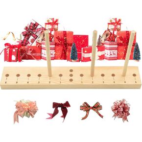 Extended Bow Maker for Ribbon with Digital Sign, Bow Making Tool for Ribbon Crafts DIY Decoration for Christmas,Valentine's Day,Easter，Holiday Bow/Wreaths