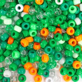 1100pcs Pony Beads,Beads for Jewelry Making Friendship Bracelet Beads Kit Beads for Bracelets Making, Hair Beads, Beads for Crafts Black Beads Pony Beads Bulk Kandi Beads Plastic Beads