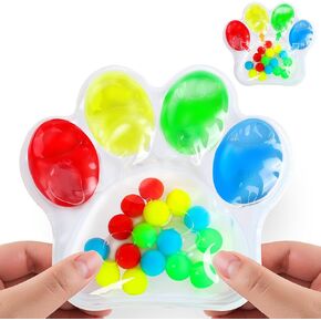 Color Sorting Sensory Toys, Fine Motor Skills Game for Toddlers, Montessori Toys for Toddler Activities, Color Matching Preschool Learning Quiet Autism Fidgets Toy for Kids (Pink)