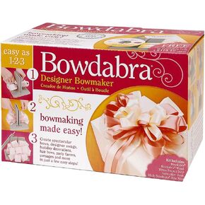 Darice 00407001410 Bowdabra Bow Maker and Craft Tool, Gray