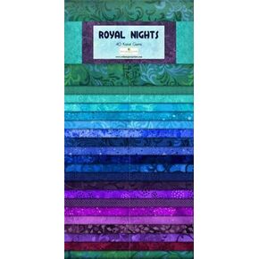 Wilmington Prints Royal Nights-40 Karat Gems-Revised 9/17/19, Blue