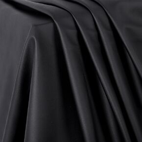 ZAIONE Marine Vinyl Upholstery Leather: Black Leather 54"x72" Marine Grade Vinyl Leather