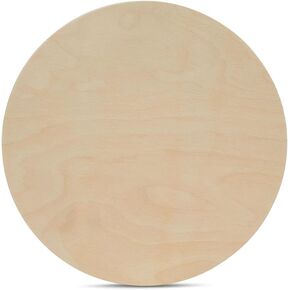 Wood Circles 19 inch 1/2 inch Thick, Unfinished Birch Plaques, Pack of 3 Wooden Circles for Crafts and Blank Sign Rounds, by Woodpeckers