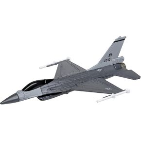 Corgi Diecast Flyging Aces F-16 Fighting Falcon Miniature Scale Display Model Aircraft CS90659, Gray