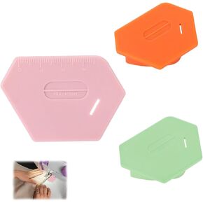 3 Pack Magnetic Seam Guide for Sewing Machine, Multifunctional Polygonal Magnetic Sewing Guide Hemmer with Scale, Upgraded Universal Seam Accessories Supplies