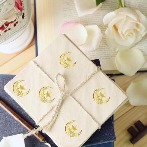 Whaline 500Pcs Cross Sticker Gold Foil Baptism Envelope Seal Sticker Christening Adhesive Label Decal for Card Envelope Sealing Supplies in Kuwait