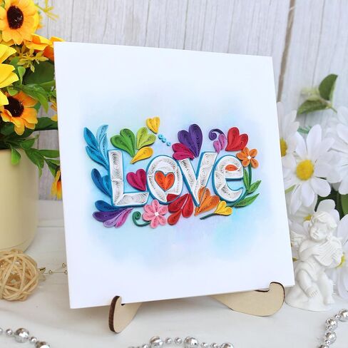 KingKraft Anniversary Card for Wife, Her, Parents, Girlfriend, Cute Otter Half Quilling Card, Love Card, Valentines Day Card for Husband Him Boyfriend, 1st 25th 40th 50th 60th Anniversary Card in Kuwait