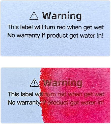 650pcs Water Sensitive Label Sticker,Device Potential Damage Indicator,Warranty Void Instruction Label Seal,Liquid Sensor Sticker for Electronics Repair(0.24 inch,Round)… in Saudi Arabia