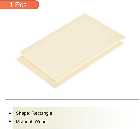 MECCANIXITY Basswood Sheet 18 x 12 x 3/16 Inch Unfinished Wood Boards Plywood for Crafts Laser Cutting with Smooth Surfaces in Kuwait