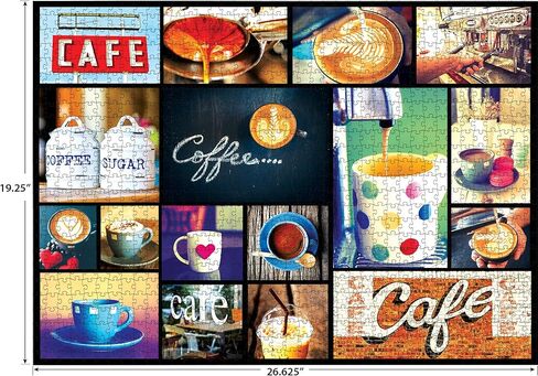 RoseArt - Kodak Premium Cork - Coffee - 1000 Piece Jigsaw Puzzle for Adults in Saudi Arabia
