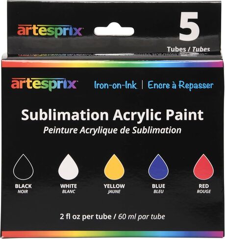 Iron-on-Ink Sublimation Acrylic Paint Set in Saudi Arabia