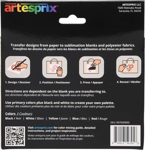 Iron-on-Ink Sublimation Acrylic Paint Set in Saudi Arabia