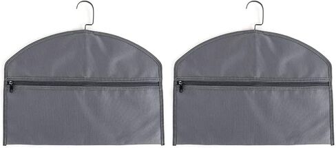 آمنة لتحويل الشماعات، آمنة للجيب المخفي، تناسب الملابس المعلقة مع جيب لإخفاء الأشياء الثمينة للمنزل أو السفر (رمادي، A) in Kuwait