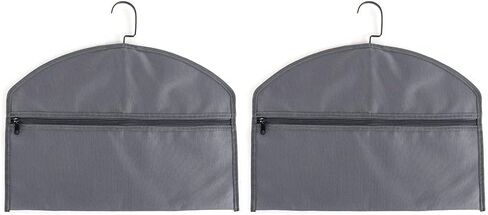 آمنة لتحويل الشماعات، آمنة للجيب المخفي، تناسب الملابس المعلقة مع جيب لإخفاء الأشياء الثمينة للمنزل أو السفر (رمادي، A) in Kuwait