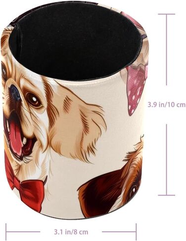 حامل كأس القلم للمكتب ، وقلم كبير وقلم رصاص ، وراعي البقر و Cowboy Wild West Pattern Desk Desk Stationery Makeuprice Brush Press For Home ، Office ، School in Saudi Arabia