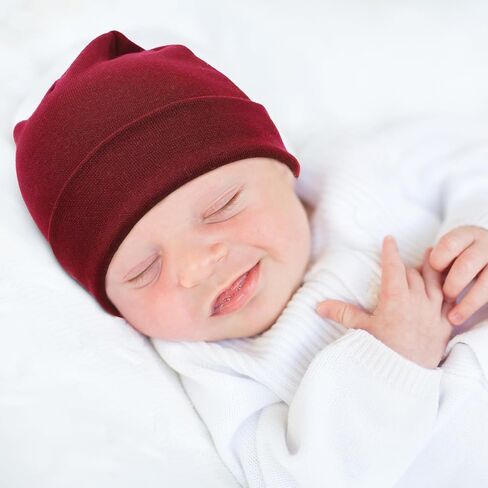 4 Pcs Newborn Baby Hat Bear Ears Infant Beanie Caps Toddler Hats Newborn Hospital Hat for Baby Boy Girl Kid 0-3 Months in Kuwait