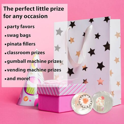 25 Bouncy Balls for Kids Party Favors | Colorful Frosted Bouncy Ball 27mm | Superball Small Rubber Balls for Kids in Kuwait