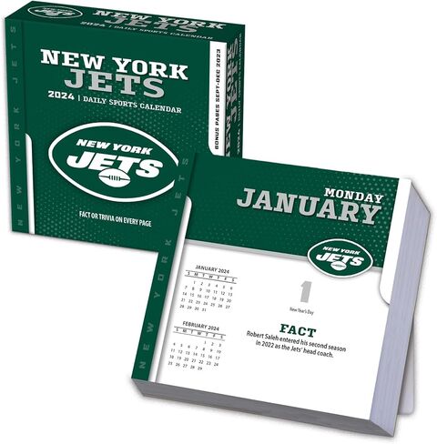 Turner Sports New York Jets 2025 Box Calendar (25998053051) in Kuwait